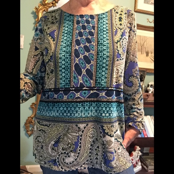 Chico's Tops - Chico’s lined mesh top so soft and comfy! size 2